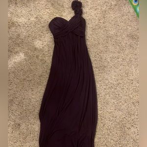 Purple prom dress